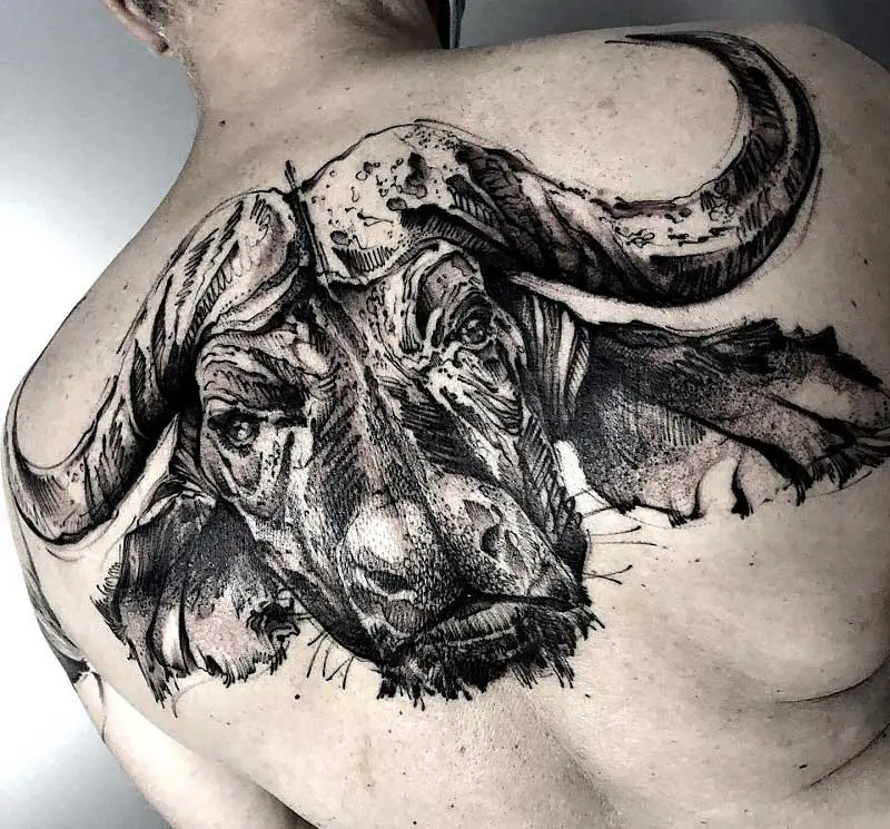 21 Buffalo Tattoos Design On Shoulder  Tattoo Designs  TattoosBagcom