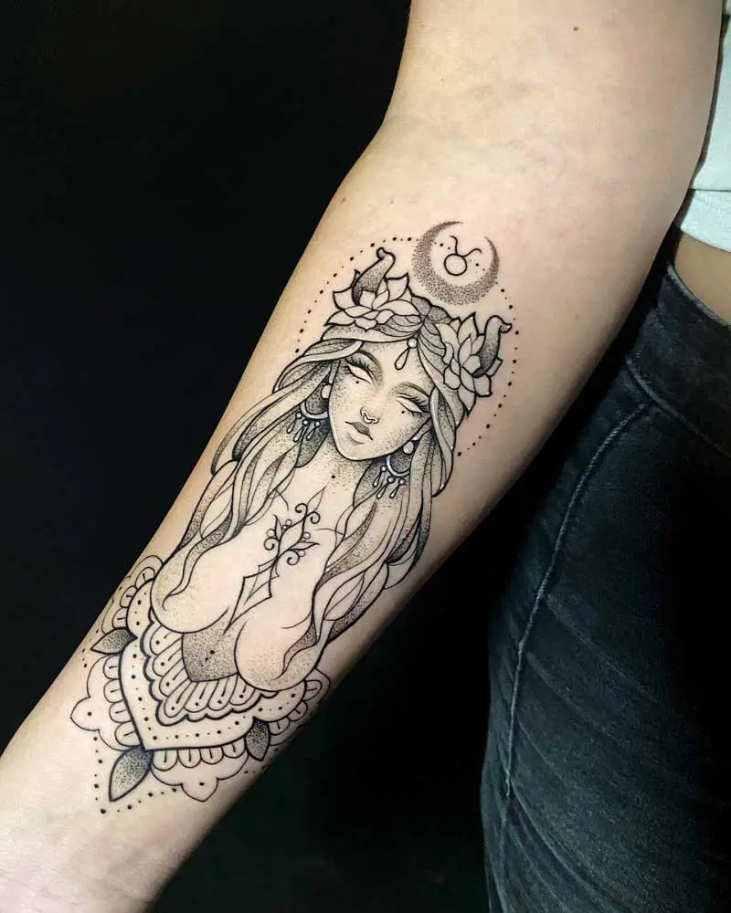 80 Unique Taurus Tattoos to Compliment Your Body and Personality  Tattoo  Me Now