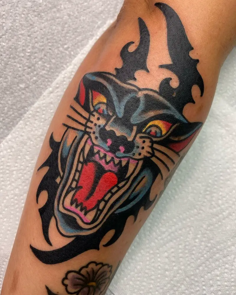 Abstract Panther Tattoo 2