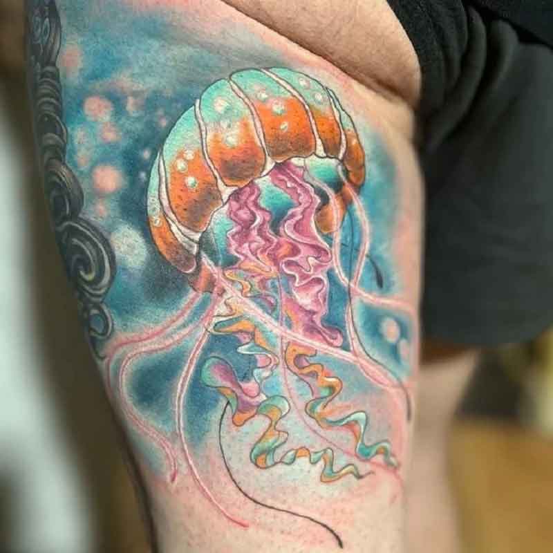 Asian Jellyfish Tattoo 1