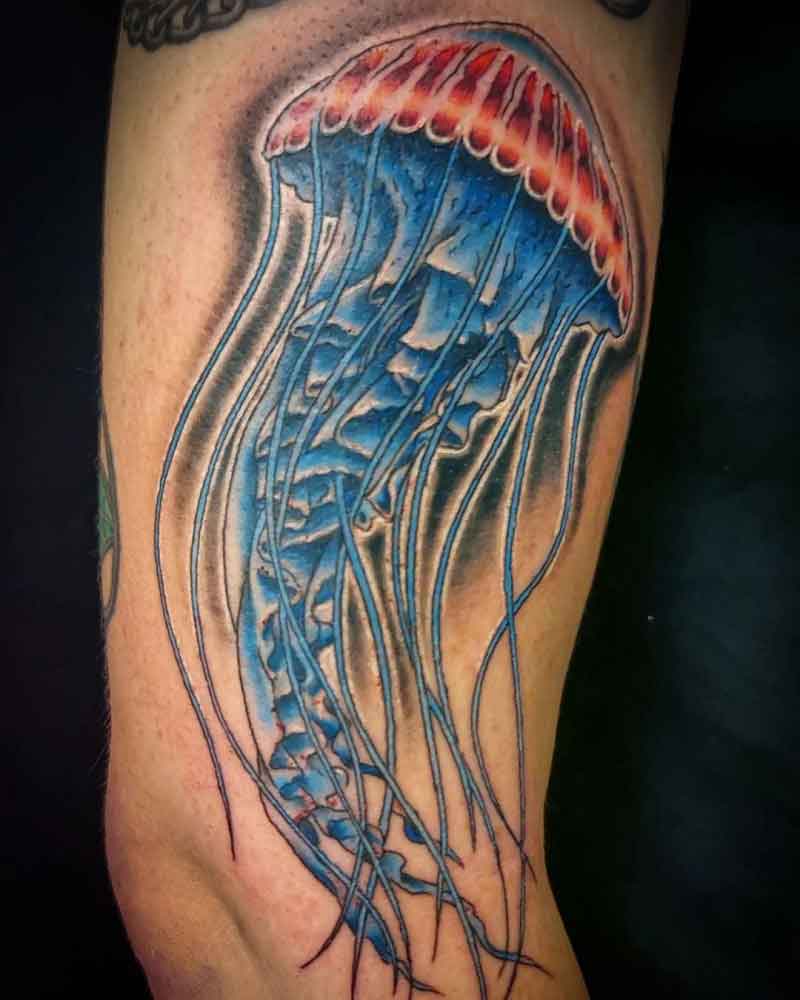 Asian Jellyfish Tattoo 2