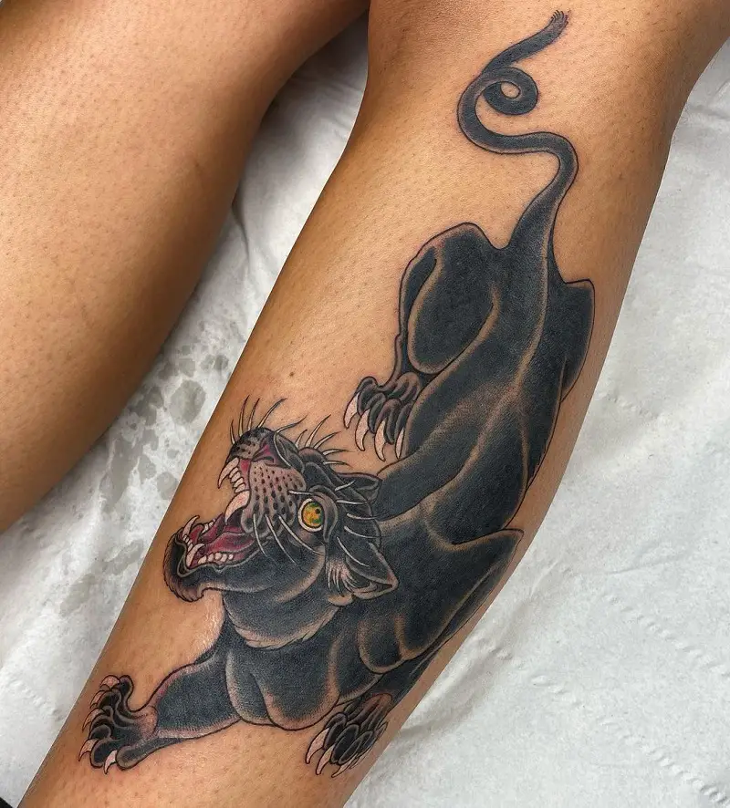 Asian Panther Tattoo 3