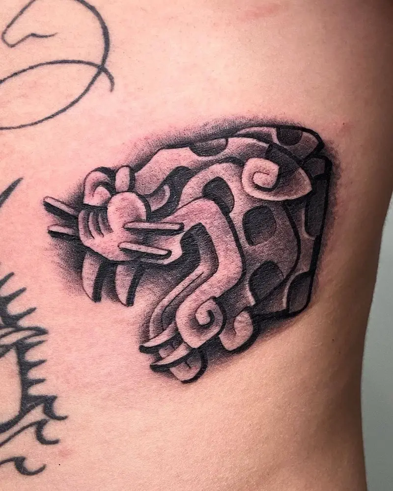 Aztec Panther Tattoo 2