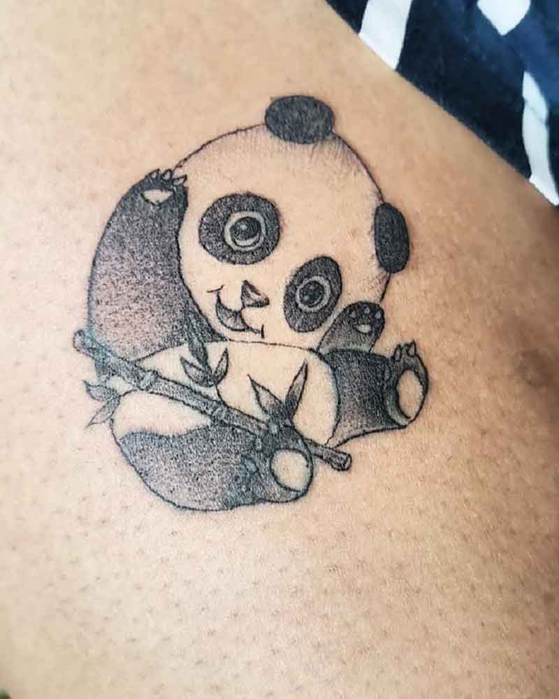 Baby Panda Tattoo 1