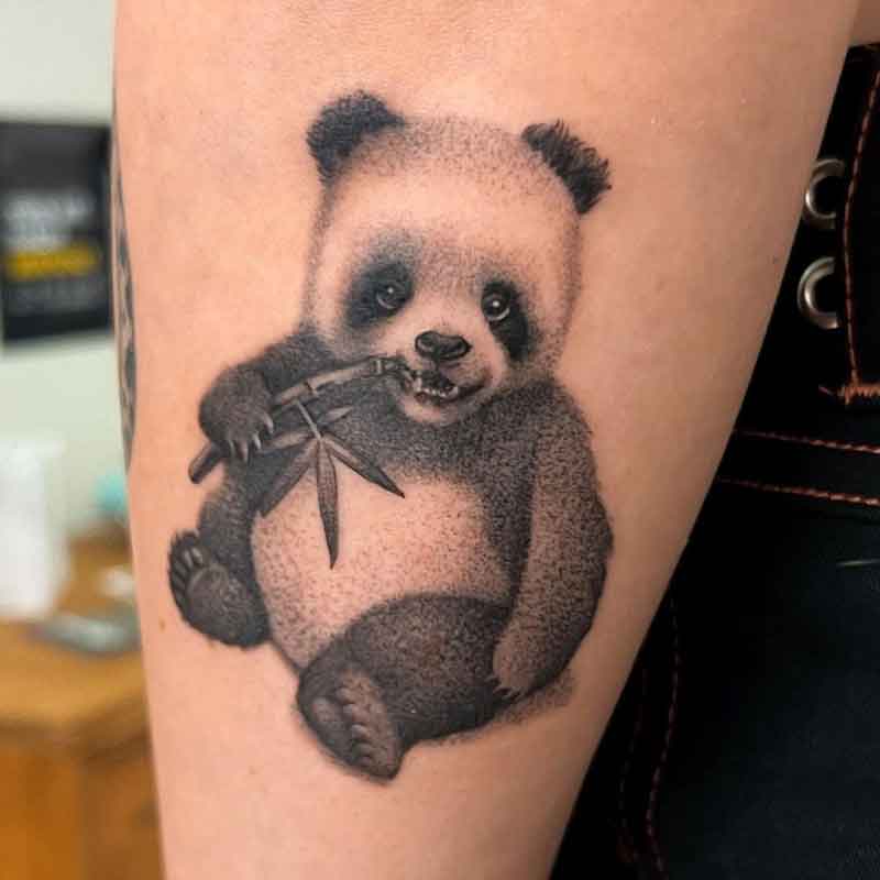 Baby Panda Tattoo 2
