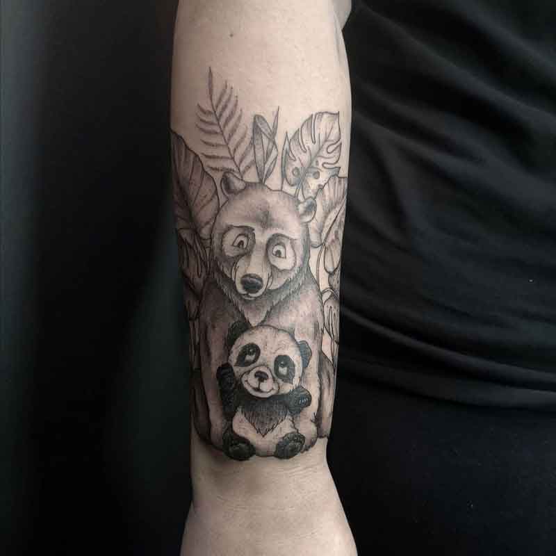 Baby Panda Tattoo 3