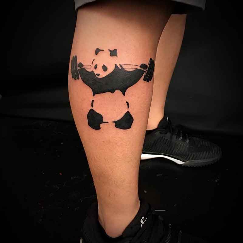 Banksy Panda Tattoo 2