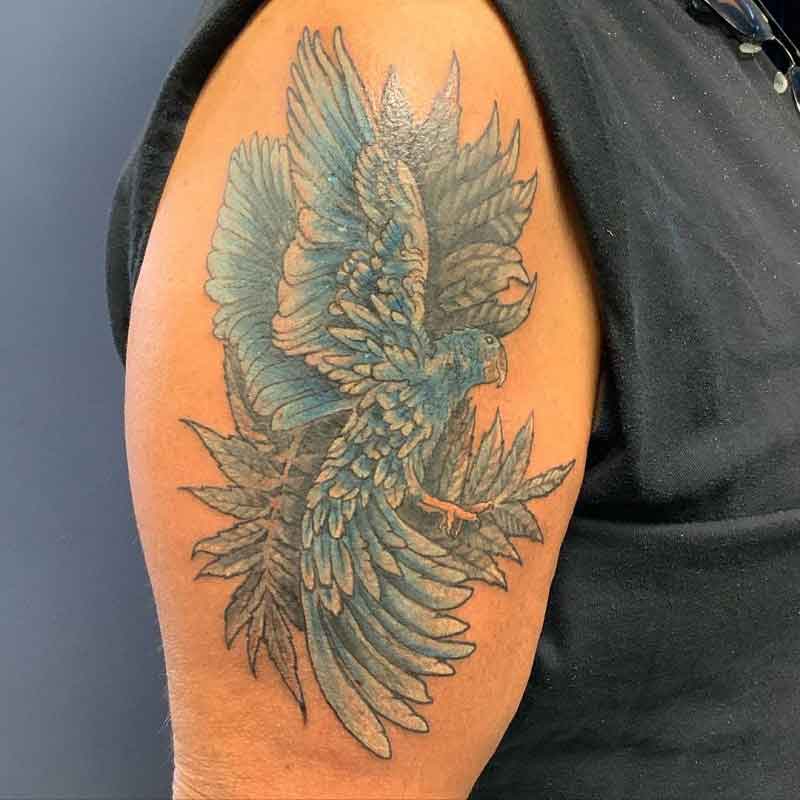Bird Cover Up Tattoo 3
