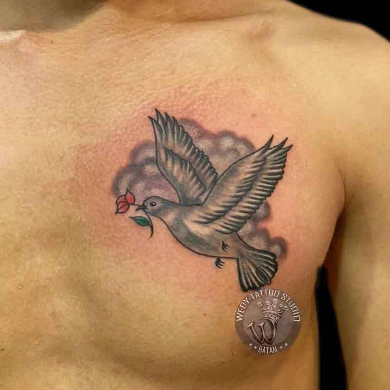 Bird Peace Tattoo 1