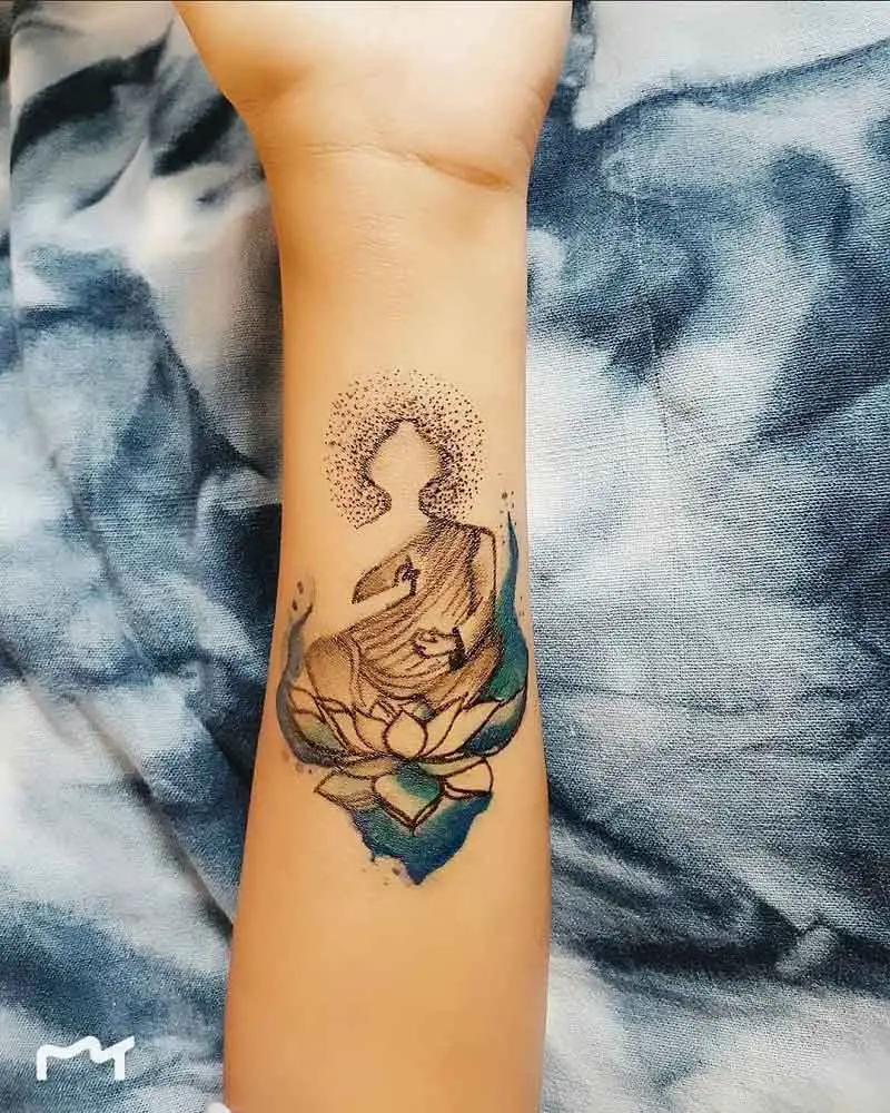 Buddha Peace Tattoo 2