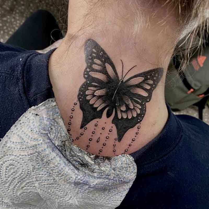 Butterfly Cover Up Tattoo 2
