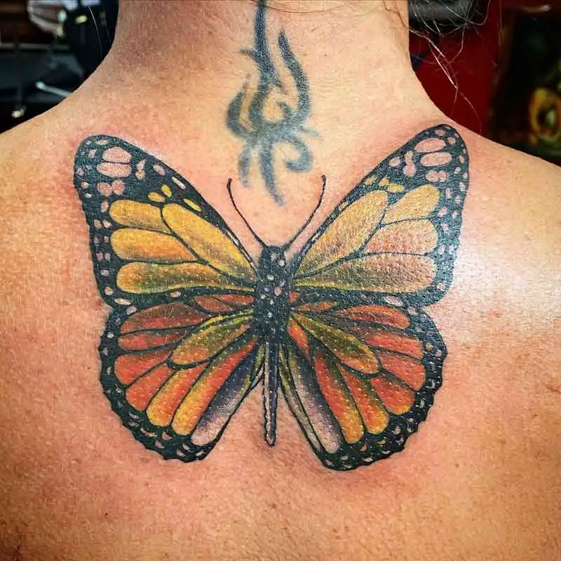 Butterfly Cover Up Tattoo 3