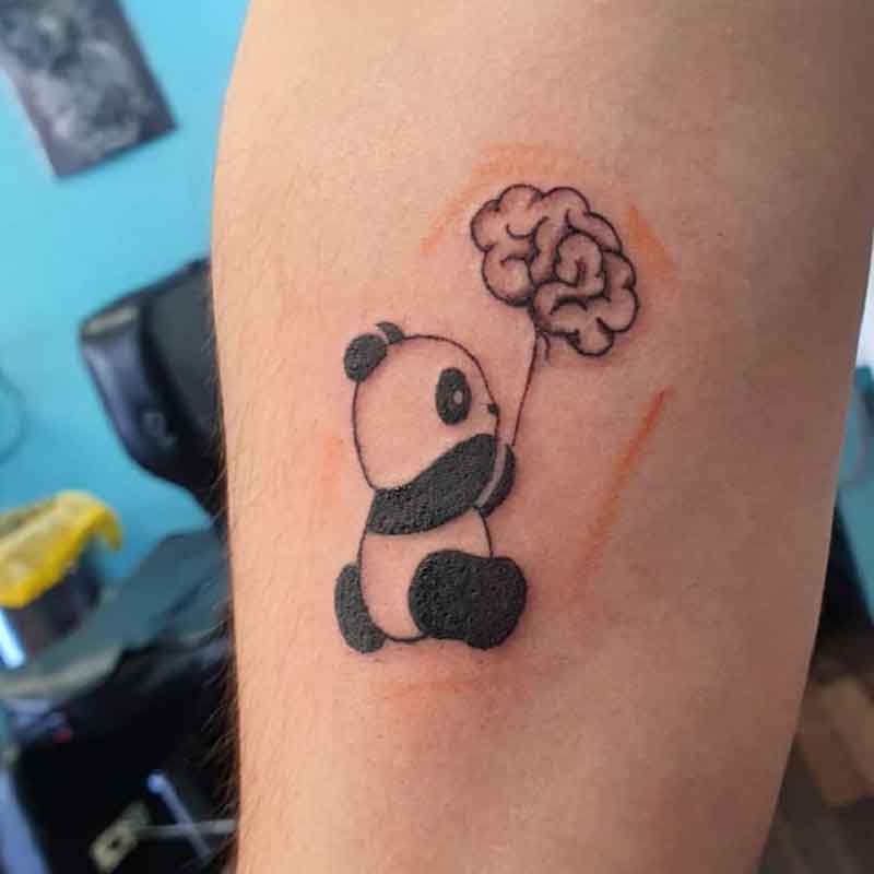 Cartoon Panda Tattoo 1