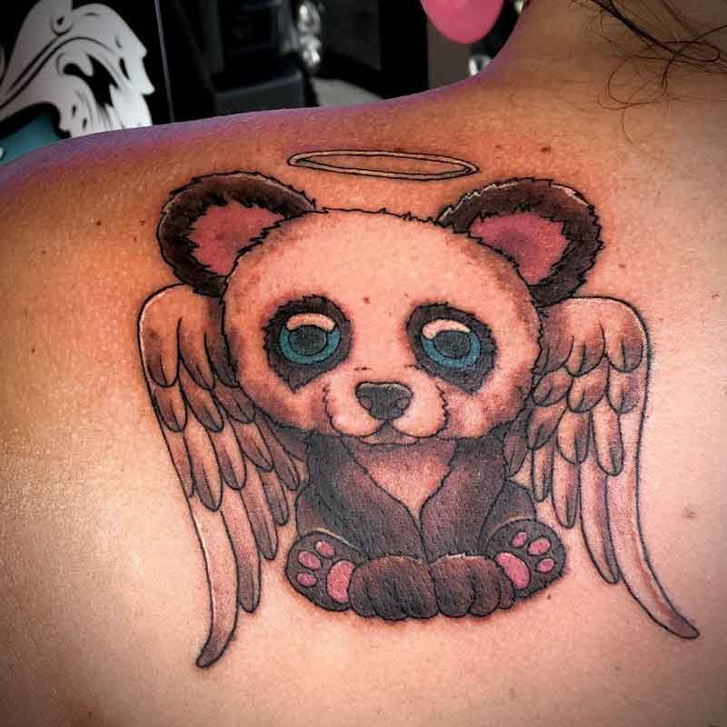 Cartoon Panda Tattoo 2