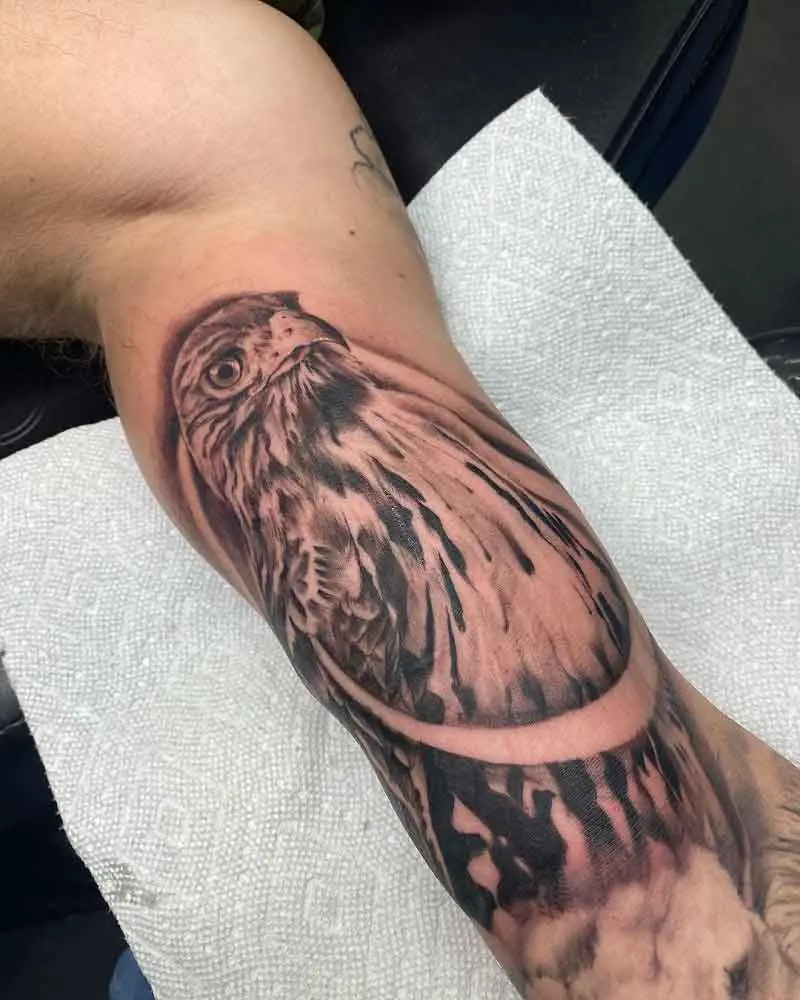 Chicken Hawk Tattoo 1