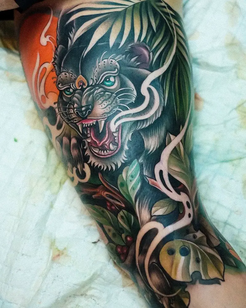 Chinese Panther Tattoo 3