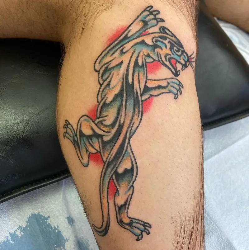 Chrome Panther Tattoo 2