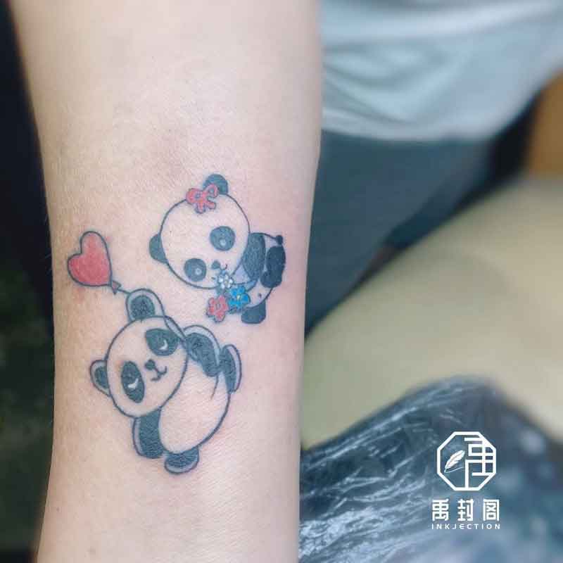 Couple Panda Tattoo 1