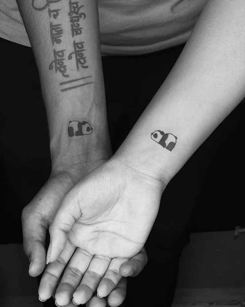 Couple Panda Tattoo 2