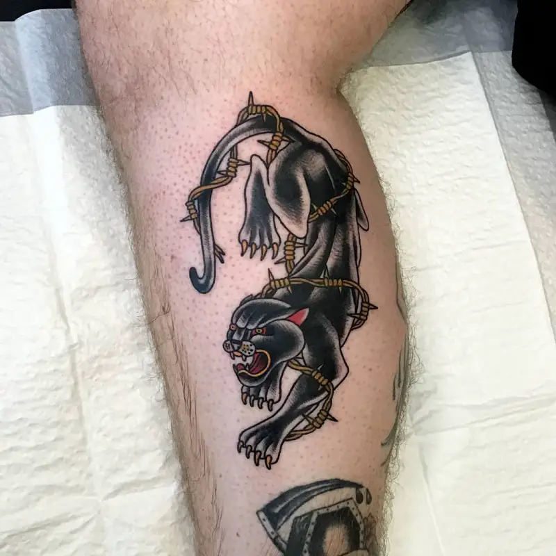 Crawling Panther Tattoo 3