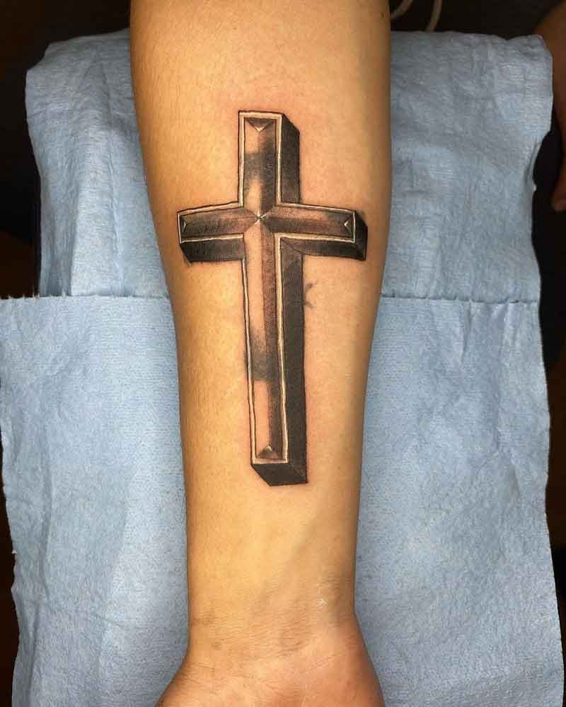Cross Cover Up Tattoo 1