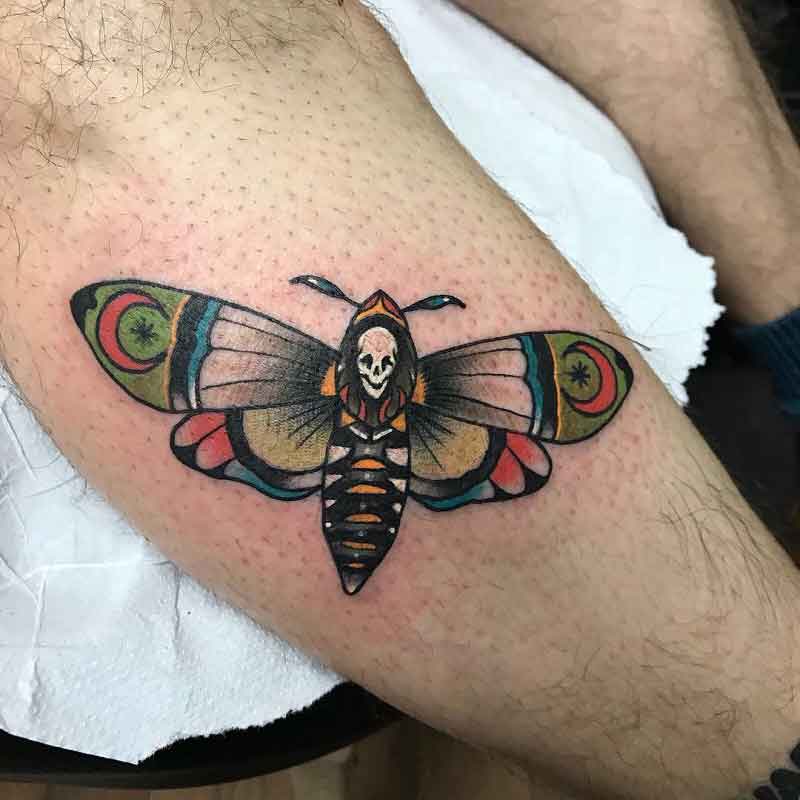 Death Head Hawk Moth Tattoo 1