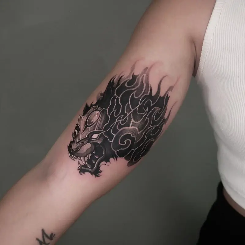 Dragon Panther Tattoo 3