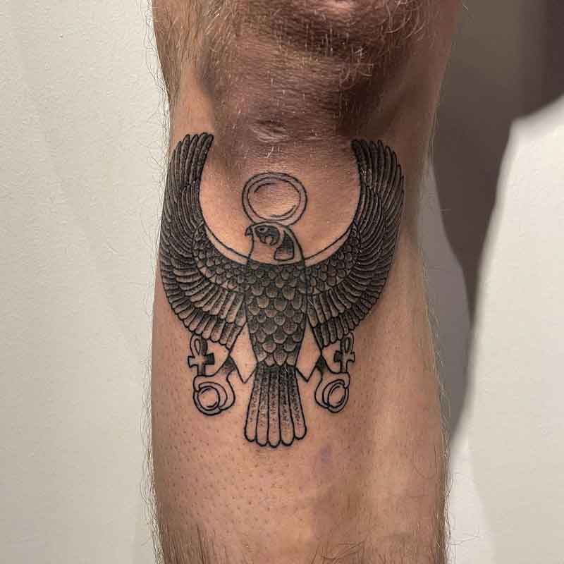 Egyptian Hawk Tattoo 1