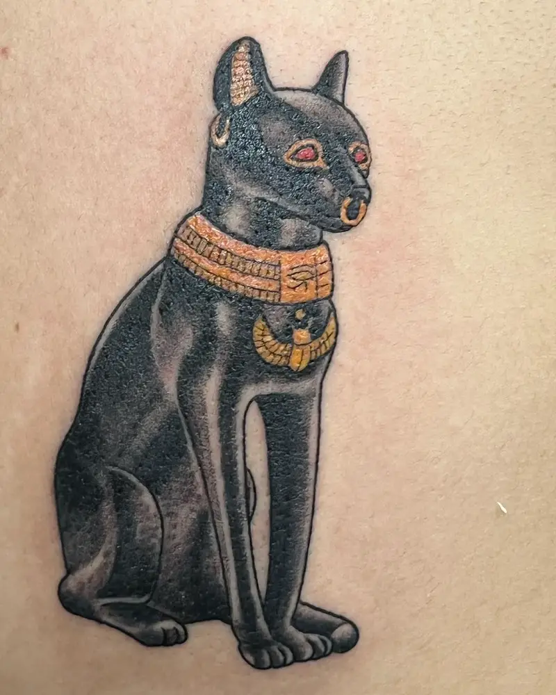 Egyptian Panther Tattoo 3