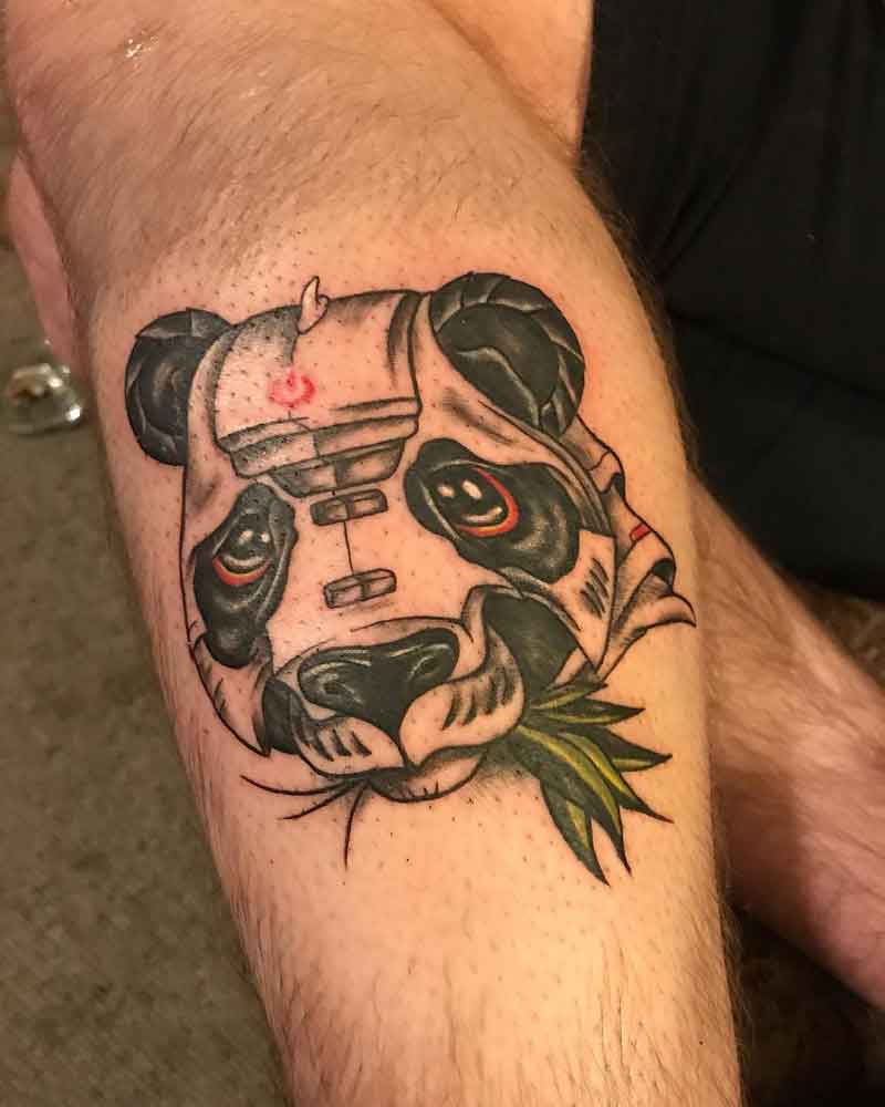 Electric Panda Tattoo 2