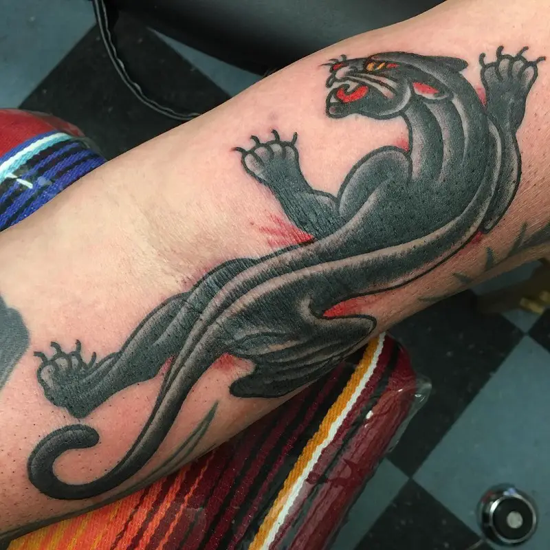 Electric Panther Tattoo 1