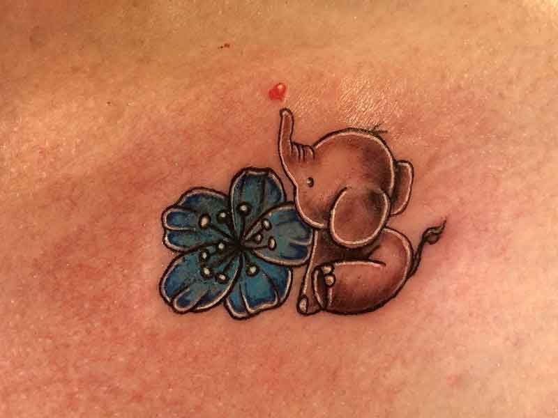 Elephant Cover Up Tattoo 1
