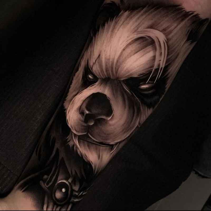 Evil Panda Tattoo 2