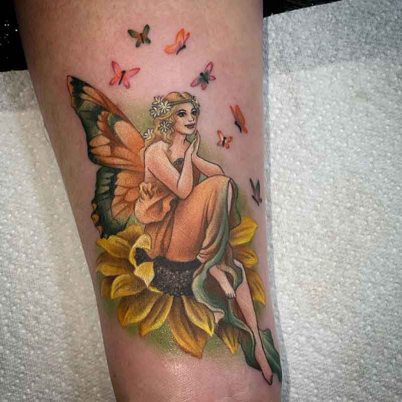 Flower Fairy Tattoo 2