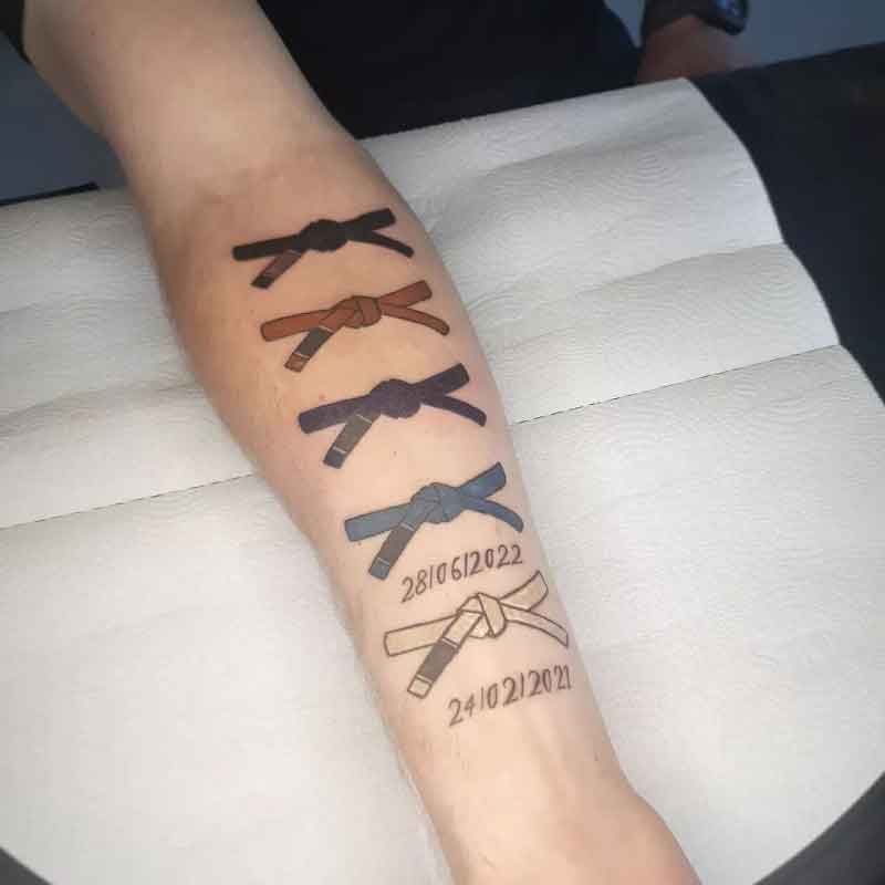 Forearm Belt Tattoo 1