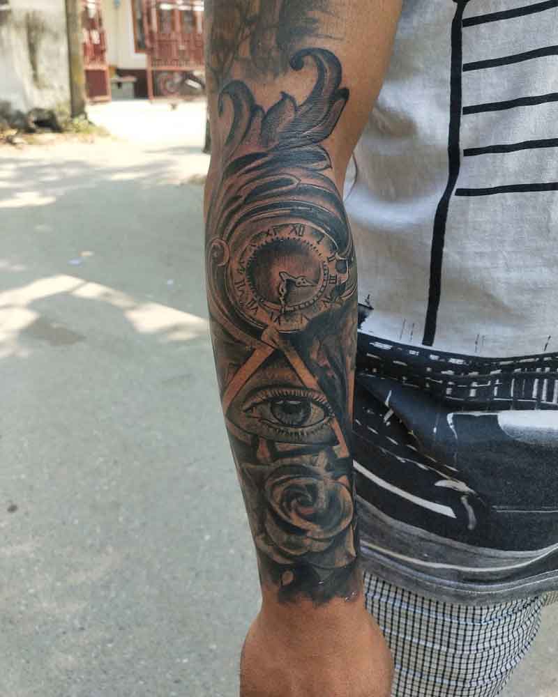 Forearm Cover Up Tattoo 2