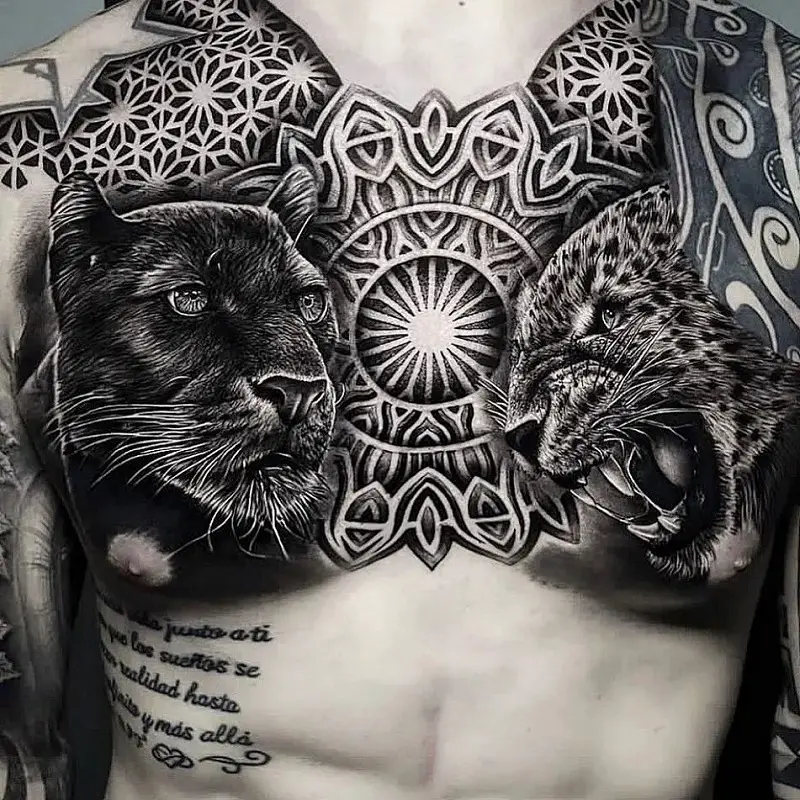 Full Body Panther Tattoo 1