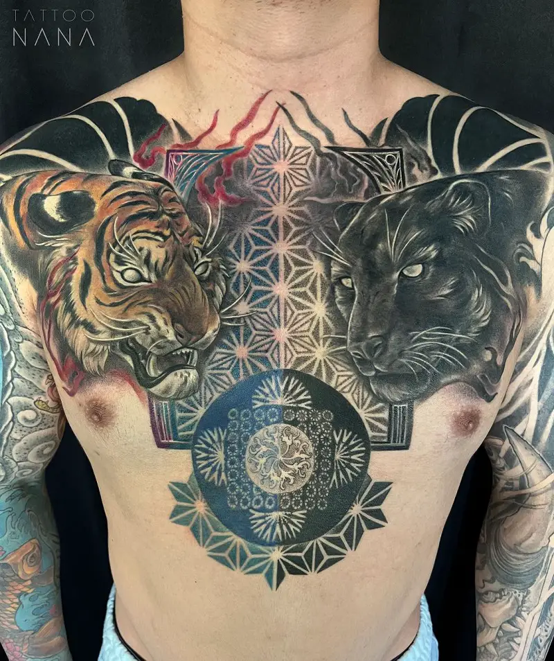 Full Body Panther Tattoo 3