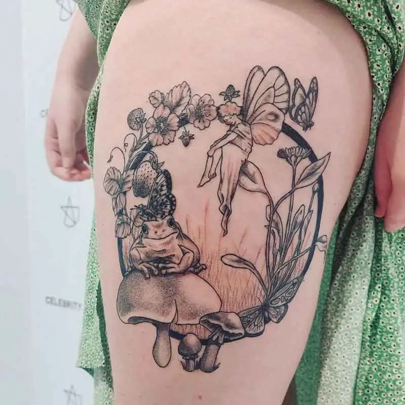 Garden Fairy Tattoo 3