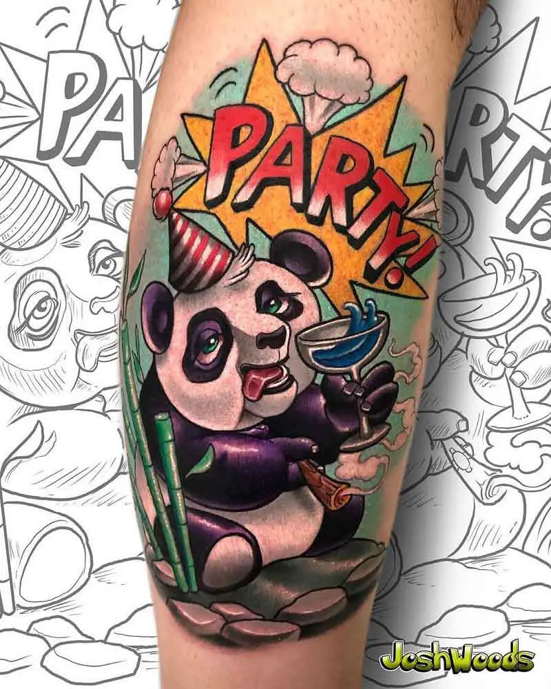 Giant Panda Tattoo 1