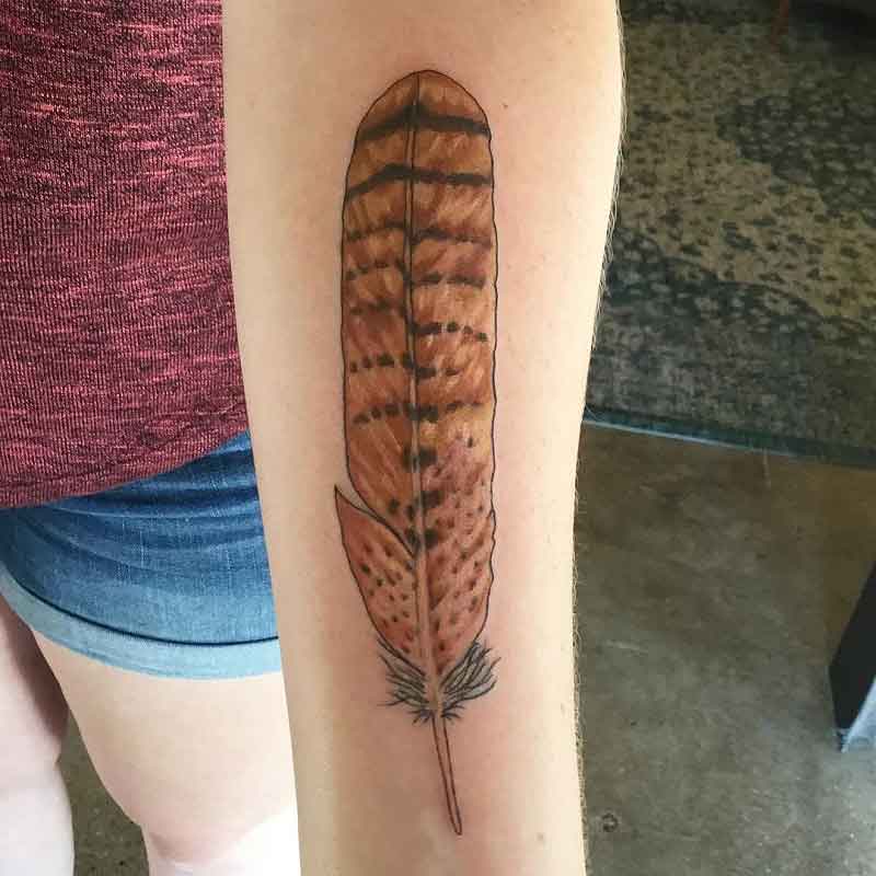 Hawk Feather Tattoo 2
