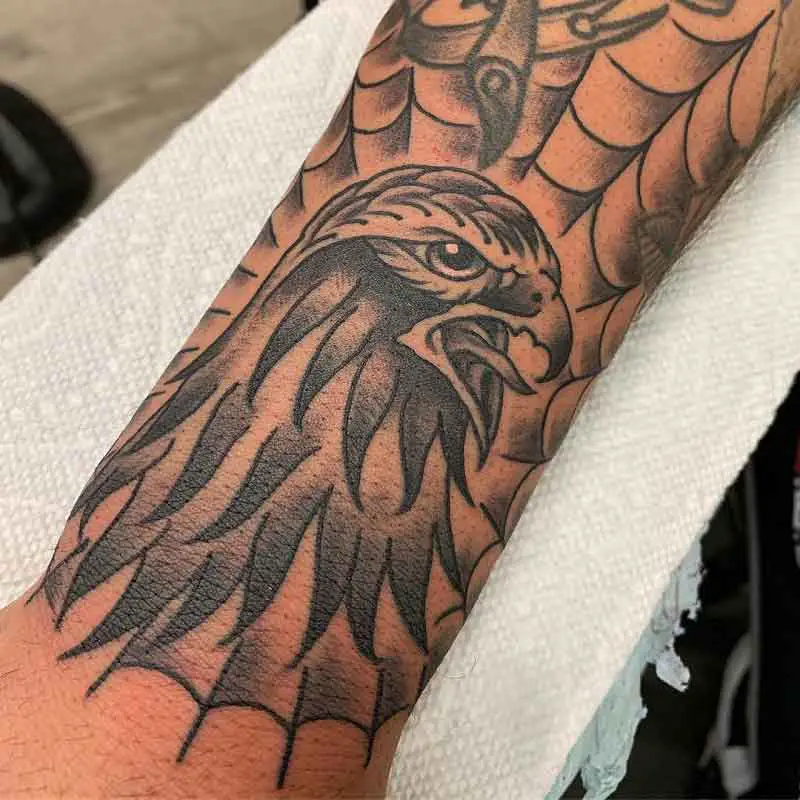 Hawk Head Tattoo 1