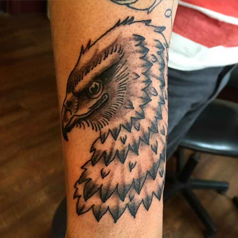 Hawk Head Tattoo 3