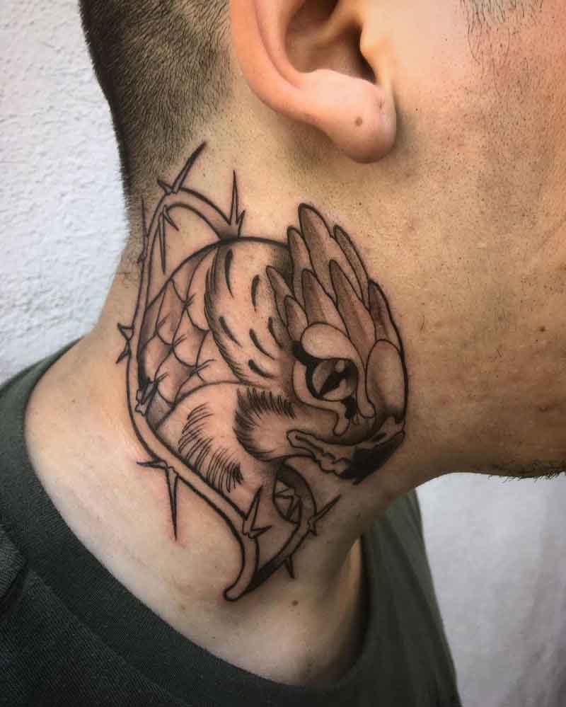 Hawk Neck Tattoo 2