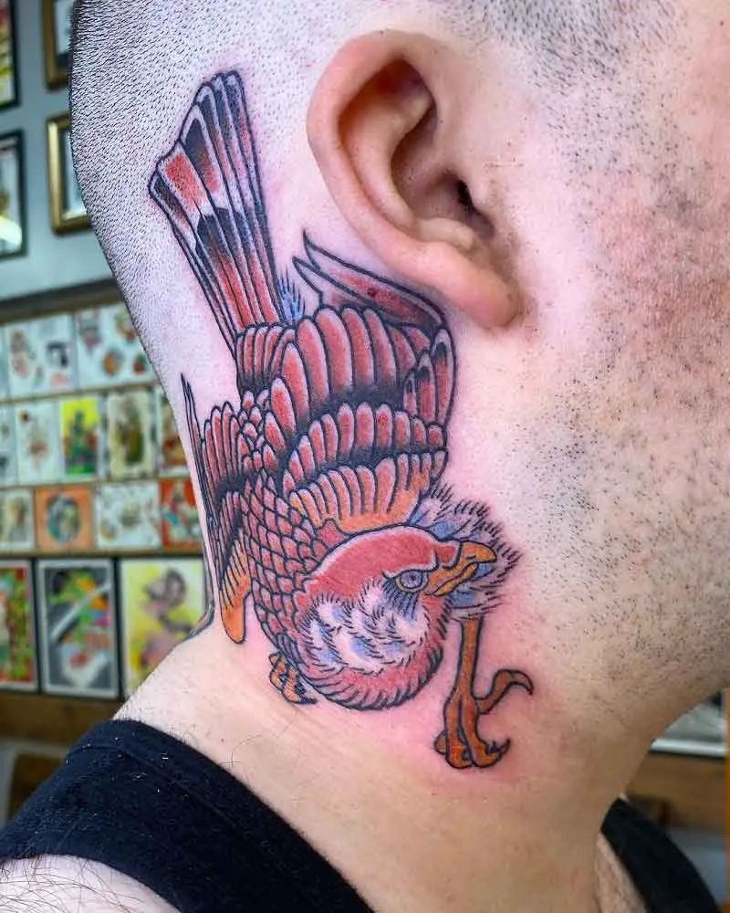 Hawk Neck Tattoo 3