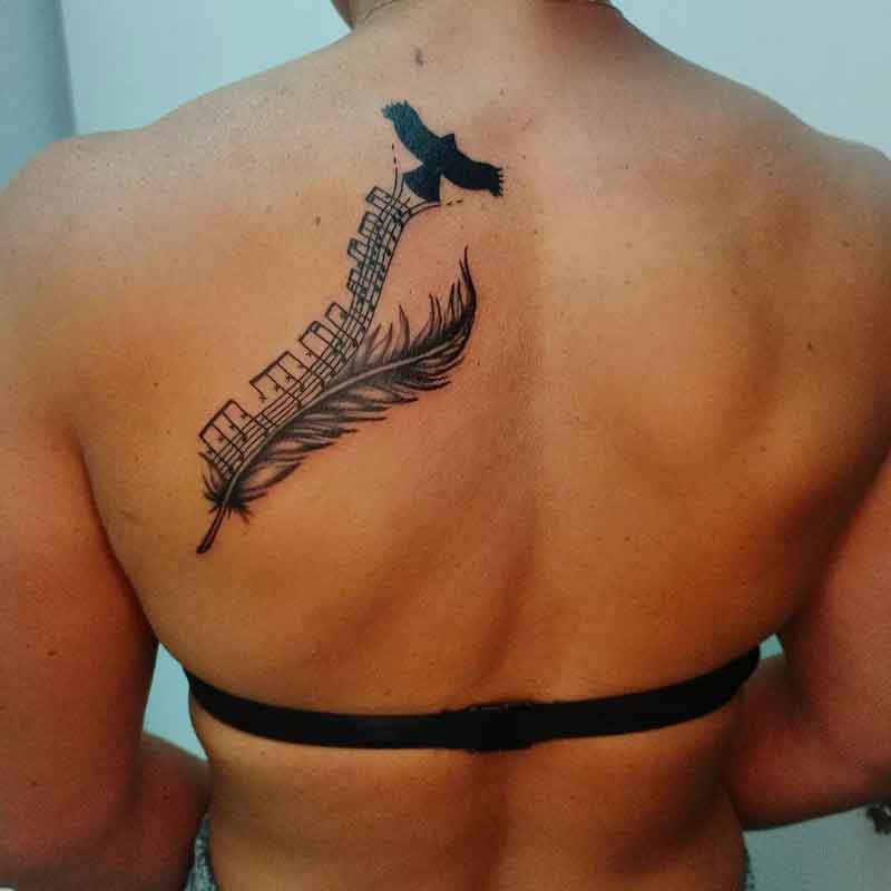 Hawk Silhouette Tattoo 3