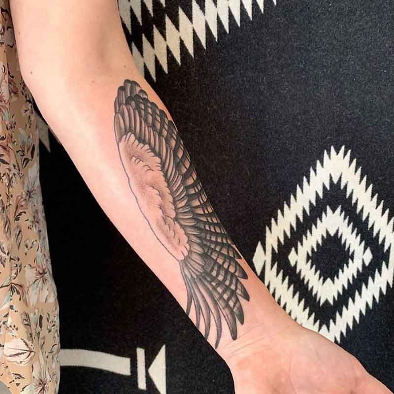 Hawk Wing Tattoo 2