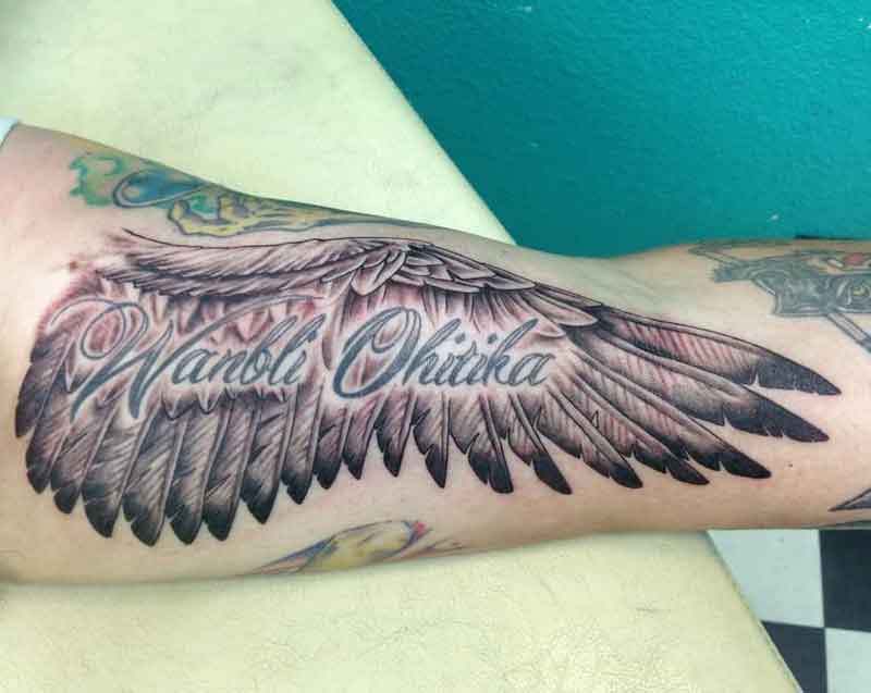 Hawk Wing Tattoo 3