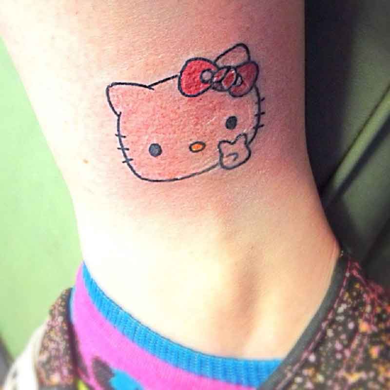 Hello Kitty Peace Tattoo 1