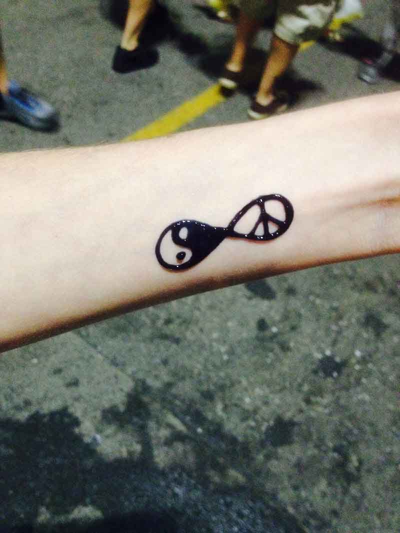 Infinity Peace Tattoo 2